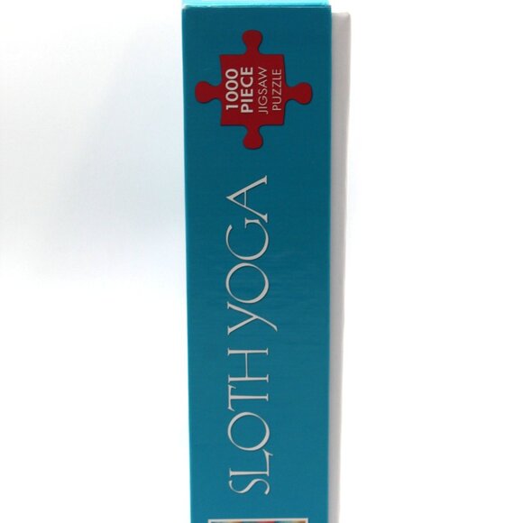 Willow Creek SLOTH YOGA 1000 Piece Jigsaw Puzzle 26" X 19.25" Made in USA 2018 - Picture 3 of 7